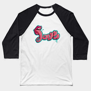 love tongue Baseball T-Shirt